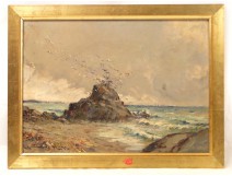 HSP landscape marine rocks Men-Fall, St. Pabu, F.Guého, twentieth