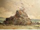 HSP landscape marine rocks Men-Fall, St. Pabu, F.Guého, twentieth