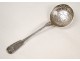 Spoon sprinkle in sterling silver, Farmers General, XVIII