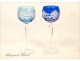 6 Wine Glasses Crystal glasses in St. Louis twentieth