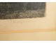 Japanese Gravure temple near Tokyo, signed Luthmann, twentieth