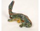 earthenware sculpture representing a salamander Blois, XIXth