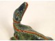 earthenware sculpture representing a salamander Blois, XIXth