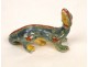 earthenware sculpture representing a salamander Blois, XIXth