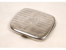 Cigarette holder sterling silver monogrammed, nineteenth