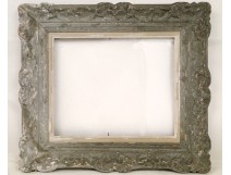 Montparnasse carved wooden frame, decorated with shells and flowers twentieth