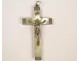 Cross pendant in sterling silver and mother-nineteenth