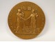 Bronze medal, visit of Queen Elizabeth II in Paris, 1957 H.Dropsy