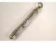 Pencil in silver, decorated with flowers, Napoleon III nineteenth