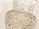 Vase cut crystal Baccarat, diamond points, XIX