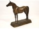 Bronze sculpture, horse thoroughbred stallion, A.Dubucand, XIXth