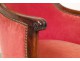 Bergere chair solid mahogany First Empire Consulate nineteenth