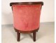 Bergere chair solid mahogany First Empire Consulate nineteenth