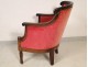 Bergere chair solid mahogany First Empire Consulate nineteenth