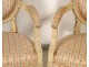 5 Rooms Salon Louis XVI armchairs and sofa chairs, NapIII nineteenth