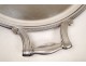 Oval Tray Christofle silver metal model Malmaison twentieth