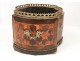 Planter diamond inlay, gilt bronze, Napoleon III nineteenth