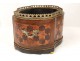 Planter diamond inlay, gilt bronze, Napoleon III nineteenth