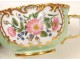 Porcelain cup signed Jacob Petit Paris, flowers and gilding, XIX