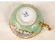 Porcelain cup signed Jacob Petit Paris, flowers and gilding, XIX