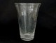 Large crystal vase, crystal Daum France, 36cm, twentieth