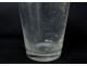 Large crystal vase, crystal Daum France, 36cm, twentieth