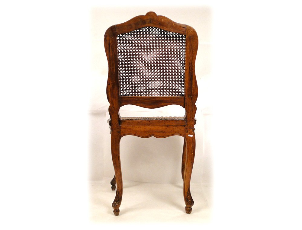 Walnut Louis XV Parlor Chair 1:12 scale