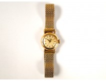 Woman wristwatch in 18K solid gold, Swiss Eterna-matic, 33.9 gr, twentieth