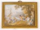 Watteau painted miniature figures angels Cythera Pilgrimage nineteenth