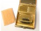 Cartier compact enamelled gold and silver Gold Powder Compact Sterling twentieth