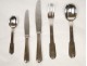 Rare Christofle cutlery flatware 62 pieces Art Deco vintage goldsmith twentieth