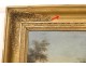 HST return herd landscape shepherd school French Empire gilt frame nineteenth