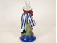 Old Paris porcelain pen on tambourine nineteenth century woman