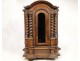 Tabernacle carved oak columns twisted flowers eighteenth century church