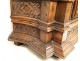 Tabernacle carved oak columns twisted flowers eighteenth century church