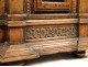 Tabernacle carved oak columns twisted flowers eighteenth century church