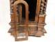 Tabernacle carved oak columns twisted flowers eighteenth century church