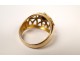 Ring in 18K solid gold diamond jewelery Gold Ring twentieth century