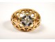 Ring in 18K solid gold diamond jewelery Gold Ring twentieth century