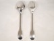 Salad Christofle Cluny silver fork spoon twentieth