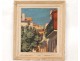 HSC landscape village south of France Corsica nineteenth century houses balcony