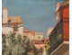 HSC landscape village south of France Corsica nineteenth century houses balcony