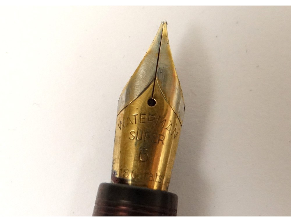 Waterman pen pencil Super 6 Gold 18 carats twentieth century