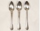 3 teaspoons sterling silver sterling silver spoon Minerva nineteenth century