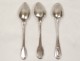 3 teaspoons sterling silver sterling silver spoon Minerva nineteenth century