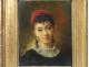 HST picture portrait young woman Esther French school Rayssac nineteenth