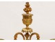 Candlesticks candelabra pair Sevres porcelain gilt bronze Napoleon III 19th