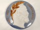 Medallion porcelain sculpture bas-relief portrait Victor Hugo E.Lachenal nineteenth