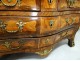 Louis XIV marquetry commode tomb rosewood bronze purple eighteenth