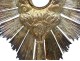 Montrance monstrance silver cherubs lamb vine Vieillard nineteenth